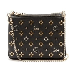 Christian Louboutin cross-body Triloubi bag.